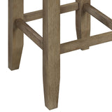 English Elm Grey and Oak Counter Height Stools (Set Of 2)