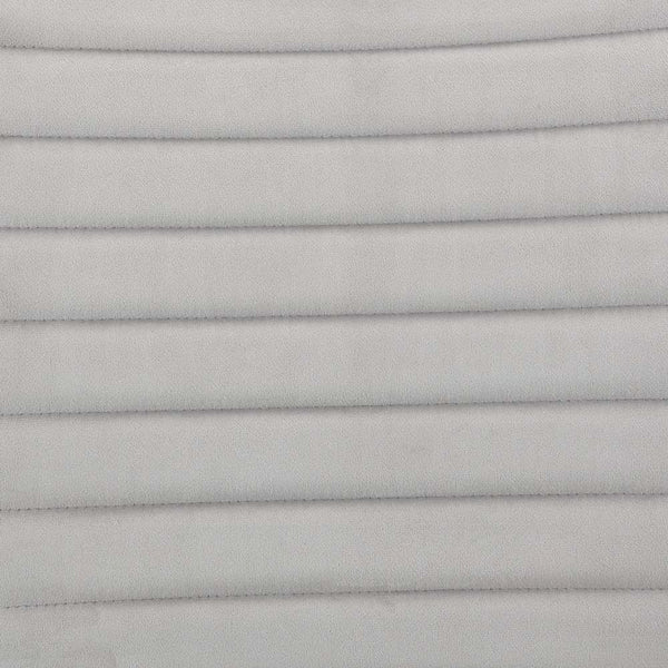 English Elm Grey Velvet Tufted Counter Stools (Set of 2) with Upholstered Back, Footrest & Plush Seating for Kitchens B062P181308