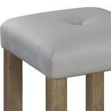 English Elm Grey and Oak Counter Height Stools (Set Of 2)