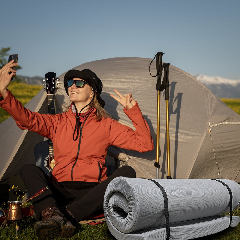 English Elm Memory Foam Camping Mattress - 75"X30"X4" Portable, Water-Resistant, Perfect For Rvs And Guests! B181P182830