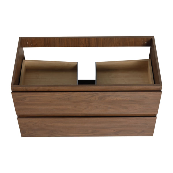 English Elm 36" Wall-Mounted Vanity With Ceramic Sink & 2 Soft-Close Drawers – Modern Space-Saving Design! W999S00166