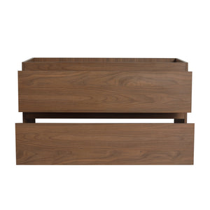 English Elm 36" Wood Grain Bathroom Vanity with Thick Resin Sink, 2 Soft-Close Drawers, KD Eco Plywood Finish W999S00201