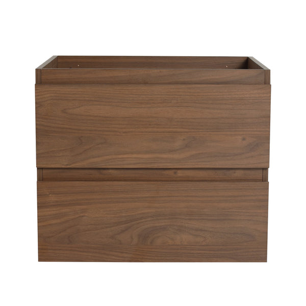 English Elm 24" Wall-Mounted Bathroom Vanity With Ceramic Sink, Soft-Close Drawers, Perfect For Small Spaces W999S00164