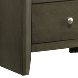 English Elm Grey 2-Drawer Nightstand