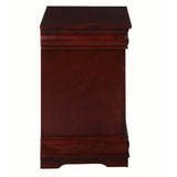 English Elm Cherry 2-Drawer Nightstand