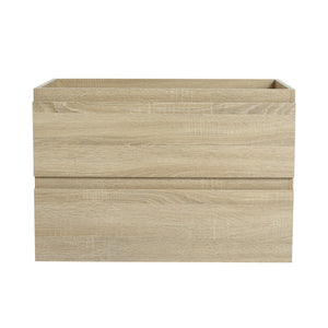 English Elm 30" Modern Wall-Mounted Bathroom Vanity With Durable Ceramic Sink & Soft-Close Drawers For Style W999S00168