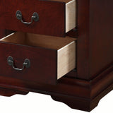 English Elm Cherry 2-Drawer Nightstand