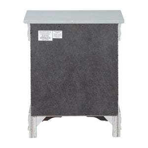 English Elm Platinum Classic 2-Drawer Nightstand for Small Bedrooms — Solid Pine Storage, Compact Elegant Design B062P181325