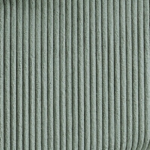 English Elm Contemporary Sage Corduroy Ottoman — Modular Soft Cushion, Low Wood Legs, Compact Modern Seating Delight B011P182992