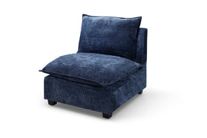 English Elm Modern Sectional Sofa - Versatile L-Shape Linen Couch With Convertible Ottoman For Any Space W1117S00286