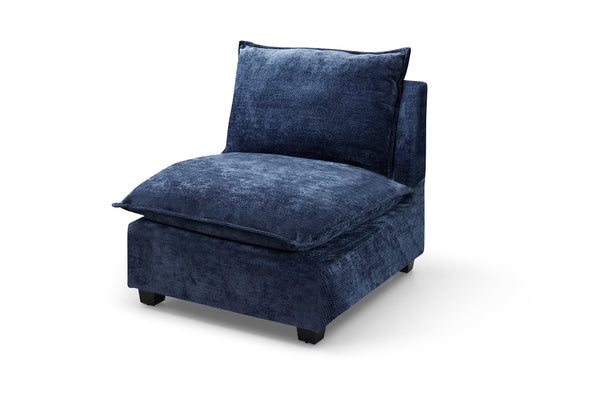 English Elm Modern Sectional Sofa - Versatile L-Shape Linen Couch With Convertible Ottoman For Any Space W1117S00286