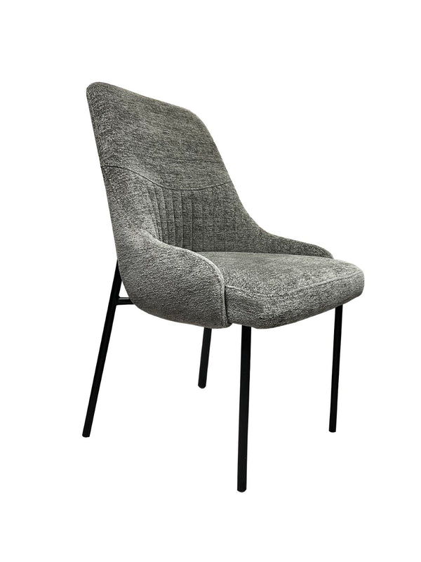 English Elm Upholstery Boucle Armless Dining Chairs Set of 2 with Iron Frame Modern Seating B091P183385