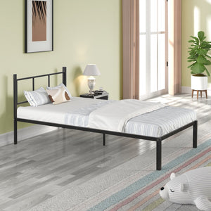English Elm Triple Bunk Bed Steel Frame with Wood Slats Converts to Three Twin Beds W427S00071