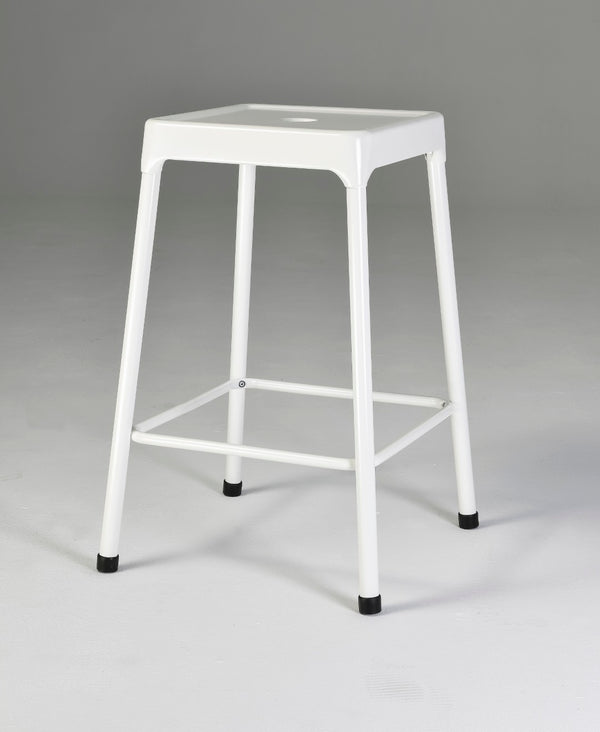 English Elm Counter Stools Set of 2 Powder Coated Steel with Footrest for Kitchen Islands B091P184053