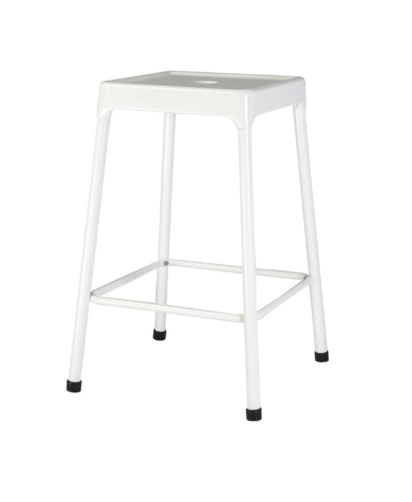 English Elm Counter Stools Set of 2 Powder Coated Steel with Footrest for Kitchen Islands B091P184053