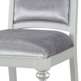 English Elm Grey and Platinum Upholstered Side Chairs (Set Of 2)