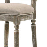 English Elm Beige and Reclaimed Grey Padded Seat Side Chairs (Set Of 2)