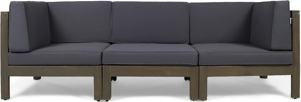 English Elm Oana Low Profile Accent Chair Compact Contemporary Seating for Living Room or Apartment Dark Gray 64497.00_64498.00_64499.00DGY