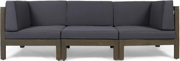English Elm Oana Low Profile Accent Chair Compact Contemporary Seating for Living Room or Apartment Dark Gray 64497.00_64498.00_64499.00DGY