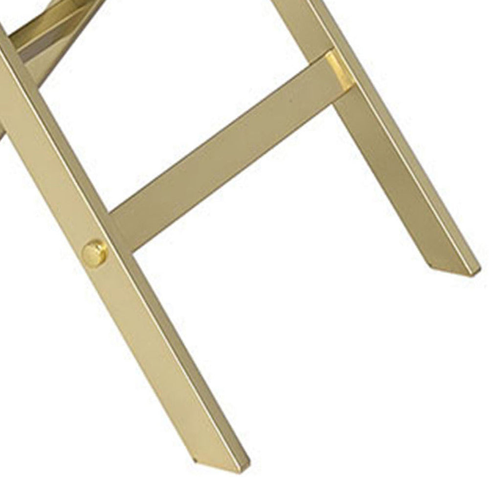 English Elm Black Black and Brass 1-Drawer Rectangular Accent Table with X Trestle Base, Compact Storage Drawer and Stylish Finish B062P181357