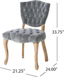 Christopher Knight Home® - Noble House - - Kd Tufted Chair (Wthr)( Set Of 2 )