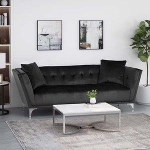 Christopher Knight Home® - Noble House - - Mirod Comfy 3-Seat Sofa With Metal Legs, Modern For Living Room And Study