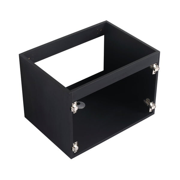 English Elm 24'' Floating Wall-Mounted Bathroom Vanity With Ceramic Sink, Soft-Close Doors & Modern Design P3 W999S00171-GIGA