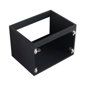 English Elm 24'' Floating Wall-Mounted Bathroom Vanity With Ceramic Sink, Soft-Close Doors & Modern Design P2 W999S00174-GIGA