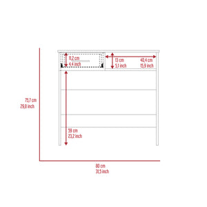 English Elm Vizcaya Compact Home Office Set with Keyboard Tray, Single Drawer & 5-Shelf Bookcase, Black B07092121