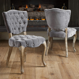 Christopher Knight Home® - Noble House - - Kd Tufted Chair (Wthr)( Set Of 2 )