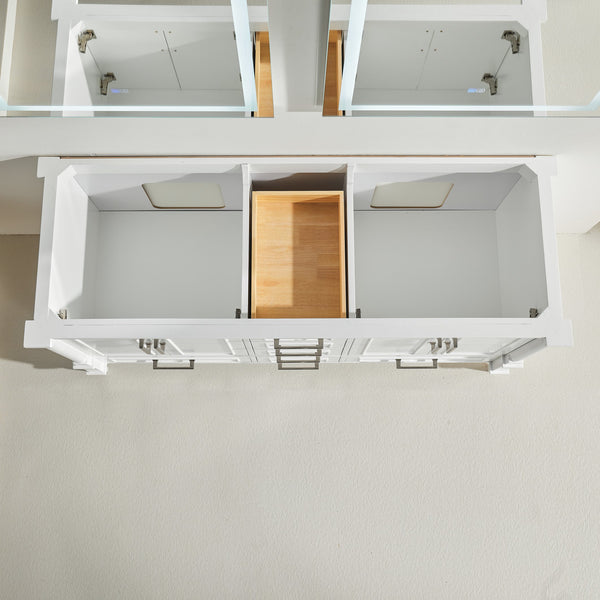 English Elm Fully 64" Freestanding Double Bathroom Vanity with Two Handle Sets, Waterproof 5-Layer Paint Finish W1826P167879