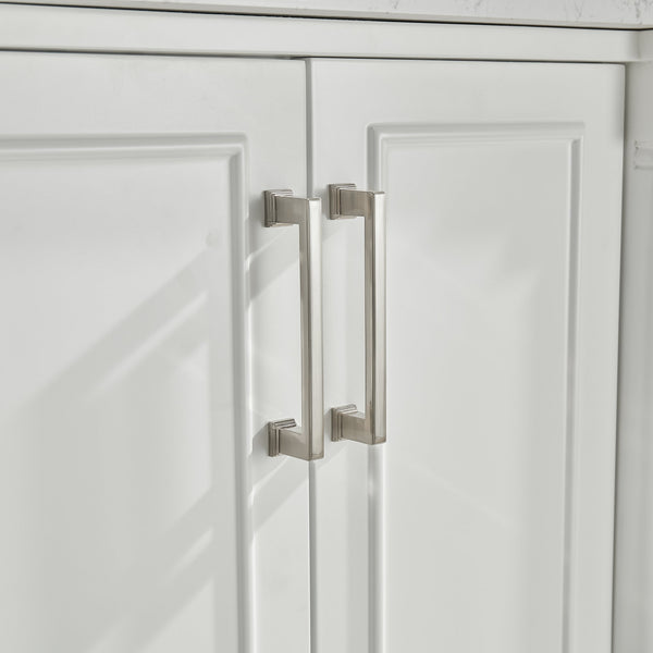 English Elm Fully 64" Freestanding Double Bathroom Vanity with Two Handle Sets, Waterproof 5-Layer Paint Finish W1826P167879