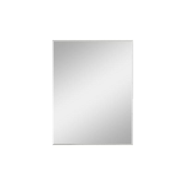 English Elm 20x26 Modern Matte Black Mirror Medicine Cabinet with Invisible Handle, Soft-Close Hinge, Recess/Wall Mount K551P185360