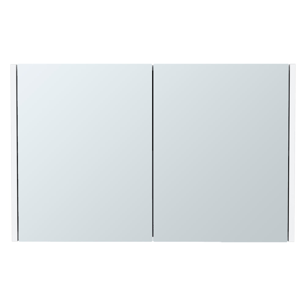 English Elm Medicine Cabinet Mansfield White - Mirrored Doors, Engineered Wood, Spacious Shelves, Compact Durable Design B092P238734