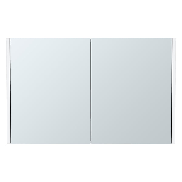 English Elm Medicine Cabinet Mansfield White - Mirrored Doors, Engineered Wood, Spacious Shelves, Compact Durable Design B092P238734