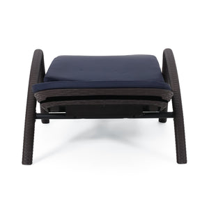 English Elm Christopher Knight Home® - Mikael Chaise Lounge With Cushion – Elegant Dark Brown Design For Ultimate Indoor & Outdoor Comfort 70798.00DNVY