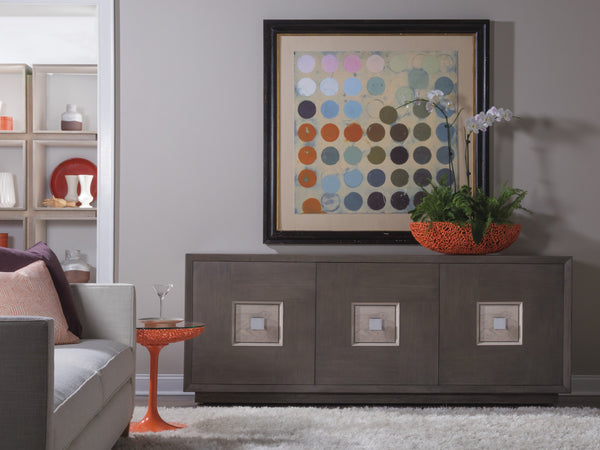 Lexington Artistica Home Mercury Eight-cube Etagere: Modern Bookcase With Unique Mixed Media Design And Stunning Finishes Gray Brown Wood 2025-991c