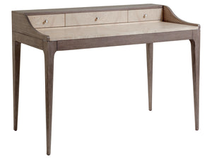 Lexington Artistica Home Mercury Desk - Exquisite Artistica Home Design With Unique Finishes And Solid Brass Hardware Gray Brown Wood 2025-933