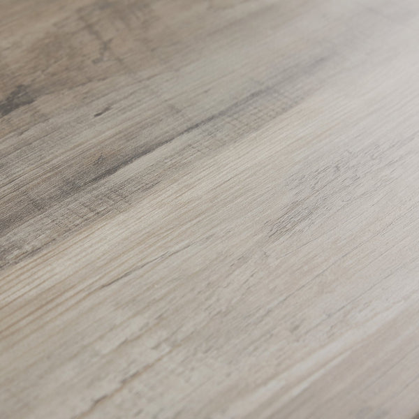 English Elm Dining Table Set Industrial 3-Piece with Stowable Benches, Waterproof Grey Chipboard Top, 43.3" x 23.6" W1668103941