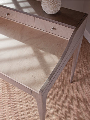 Lexington Artistica Home Mercury Desk - Exquisite Artistica Home Design With Unique Finishes And Solid Brass Hardware Gray Brown Wood 2025-933