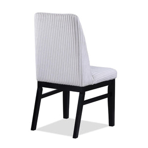 English Elm Haly Upholstered Dining Side Chairs Set of 2 Tapered Legs Contemporary Seating B056P417080