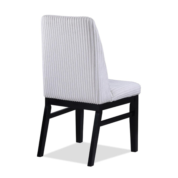 English Elm Haly Upholstered Dining Side Chairs Set of 2 Tapered Legs Contemporary Seating B056P417080