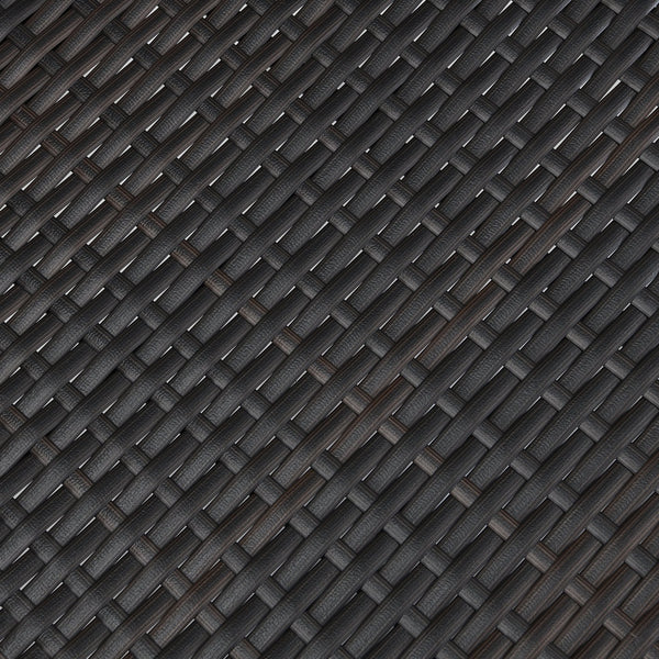 English Elm Christopher Knight Home® - Outdoor Stackable Dining Chairs Set of 2 — UV-Resistant PE Rattan & Steel Frame, 400lb Capacity, Multi Brown N779P227340B