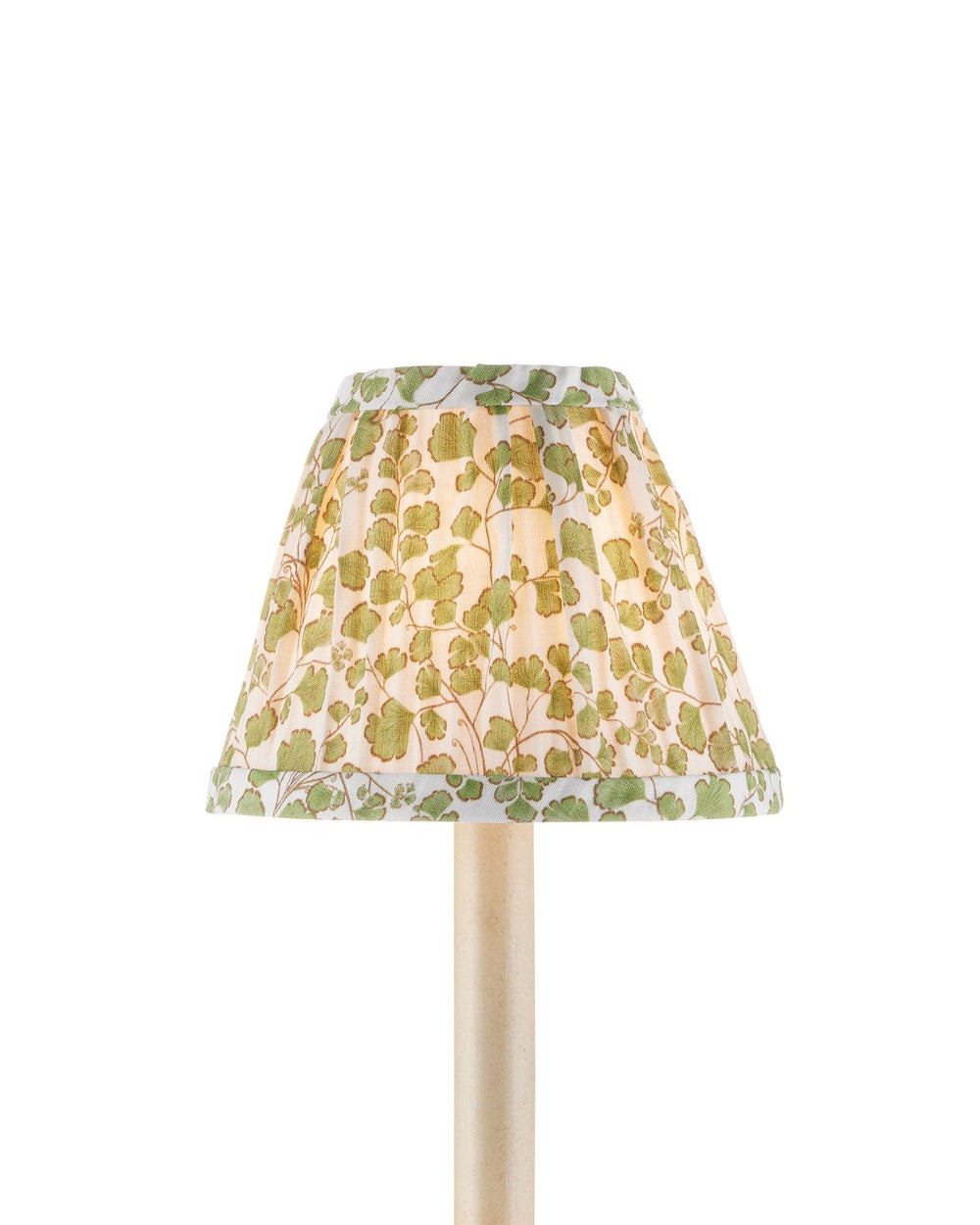 Currey & Company Maiden Tapered Chandelier Shade - Elegant Ginkgo-inspired Fabric For A Stylish Home Décor Upgrade Green Cotton 0900-0045-currey-company