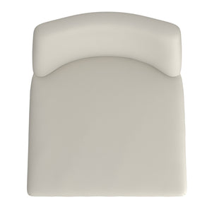 Worldwide Home Furnishings Jace-26'' High Back Counter Stool With Stylish Contoured Design For Modern Home Décor And Comfort Beige Fabric,Natural Fabric,Metal 203-082beg_Nt