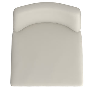 Worldwide Home Furnishings Jace-26'' High Back Counter Stool With Stylish Contoured Design For Modern Home Décor And Comfort Beige Pu,Black Faux Leather,Metal 203-082pubg_Bk