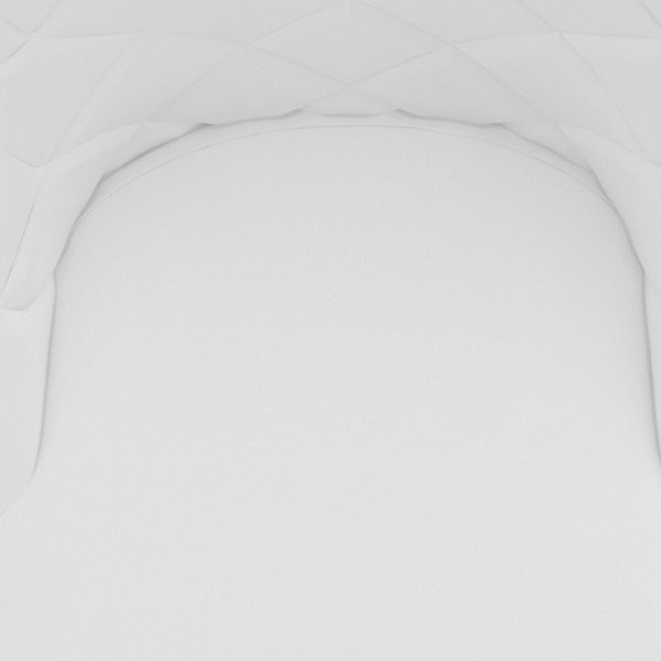 Worldwide Home Furnishings Devo-26'' Counter Stool - Stylish Faux Leather Seating With Diamond Stitching For Modern Decor White,Chrome Faux Leather,Metal 203-087wt