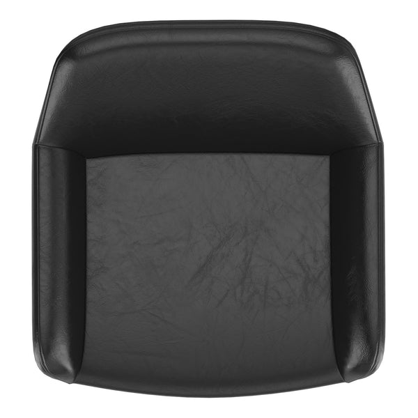 Worldwide Home Furnishings Baily-26'' Counter Stool – Stylish Faux Leather Seating For Kitchen Island Or Bar With Comfort Design Black,Black Faux Leather,Metal 203-541pubk