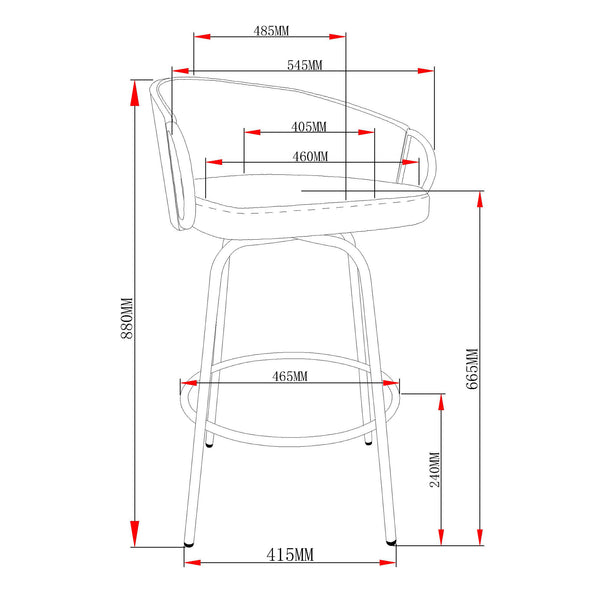 Worldwide Home Furnishings Lavo-26'' Stylish Counter Stool With Velvet Upholstery And Chic Bucket-style Comfort For Any Space Blue,Black,Aged Gold Velvet,Metal 203-560blu