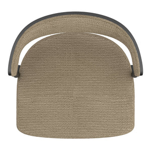 Worldwide Home Furnishings Kazan-air Stylish Adjustable Stool With Ergonomic Bentwood Back For Modern Homes And Comfort Dark Beige,Black Fabric,Bentwood,Metal 203-904dkb